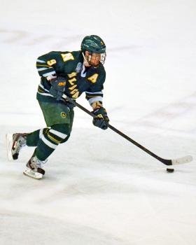 Sophomore forward Reed Seckel.