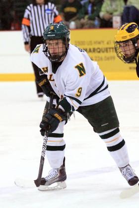 Sophomore forward Reed Seckel.
