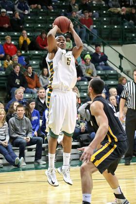 Junior forward Scooter Johnson.