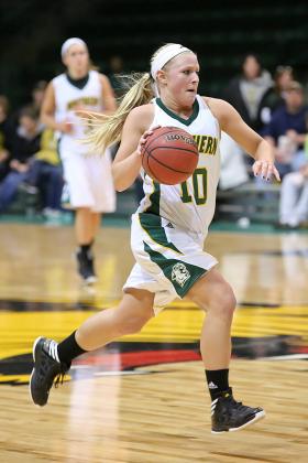 Sophomore Lauren Gruber.