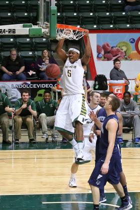 Junior forward Scooter Johnson.