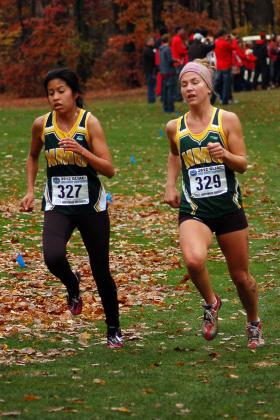 Juniors Mallory Celaya and Mandy Dye.