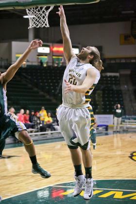 Sophomore guard Spencer Huss.