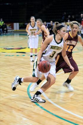 Freshman guard Alyssa Colla