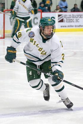Junior forward Erik Higby.