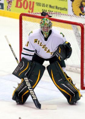 Sophomore goaltender Jared Coreau.