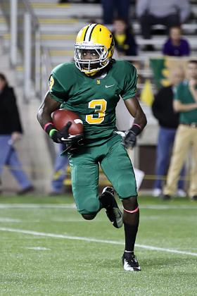 Junior receiver Christian Jessie.