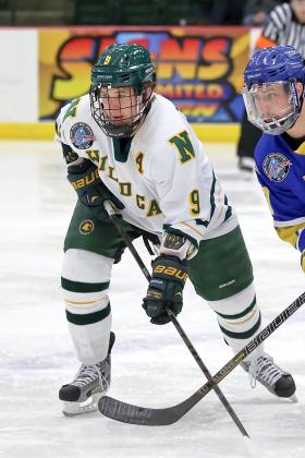 Sophomore forward Reed Seckel.