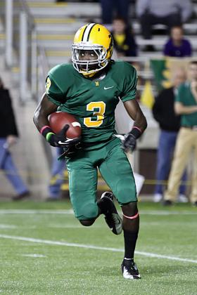 Junior receiver Christian Jessie.
