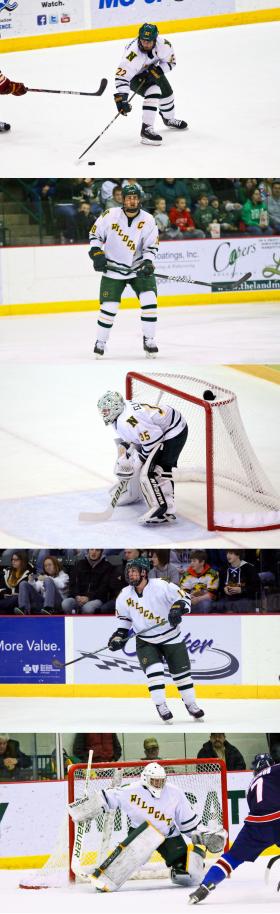 NMU's five seniors.