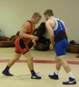 Athletes Mark Stenberg and Ethan Dondlinger