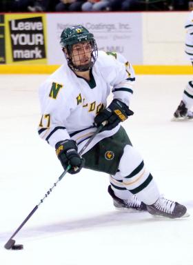 Senior forward Tyler Gron.