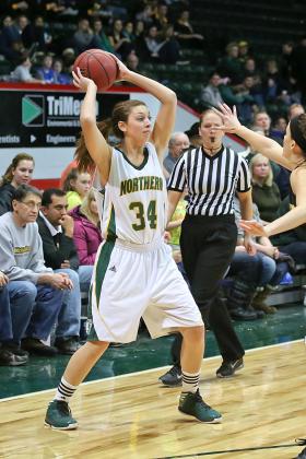 Sophomore forward Abbey DeBruin.