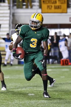 Junior receiver Christian Jessie.
