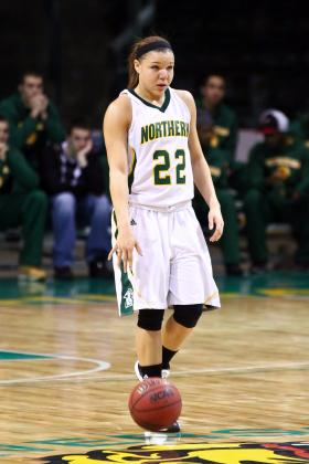 Senior guard Chelsea Lyons.