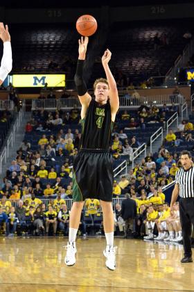 Freshman center Matt Iverson.