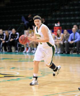 Freshman center Courtney Lemon