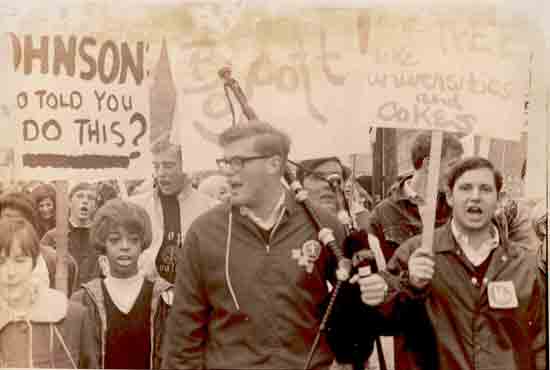 Student protests at NMU in the 60s