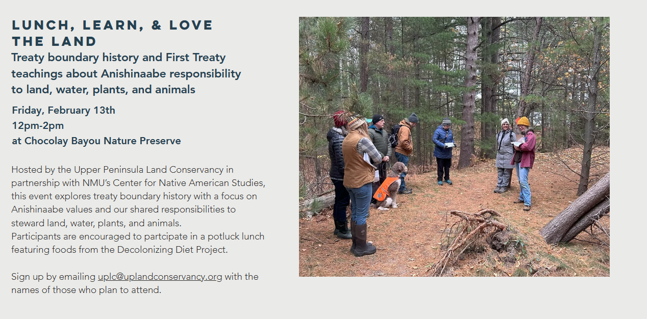 Lunch, Learn, and LOVE the Land