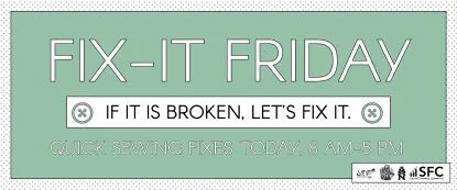 Fix it Friday graphic