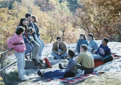 Students at Mt. Marquette
