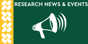 Research news and events clickable button