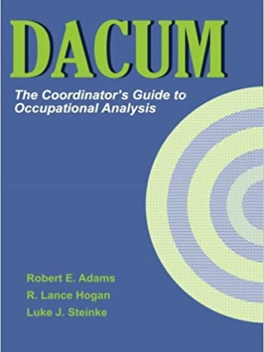 Cover of DACUM: The Coordinator's Guide to Occupational Analysis.