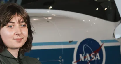 Jayde Schoolcraft, intern at NASA Langley Research Center.