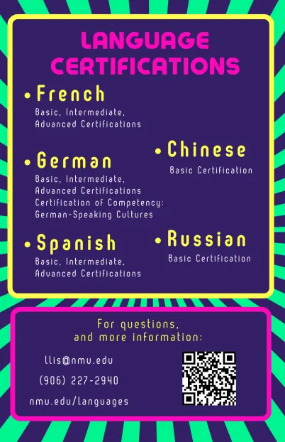 Language Certifications New Poster