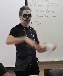 Picture of Jesse Koenig celebrating day of the dead