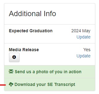 Graphic showing the MyNMU Superior Edge Download button